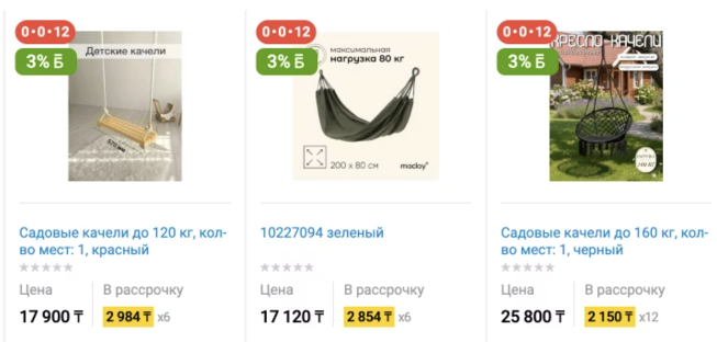 Примеры товаров, которые продавали
